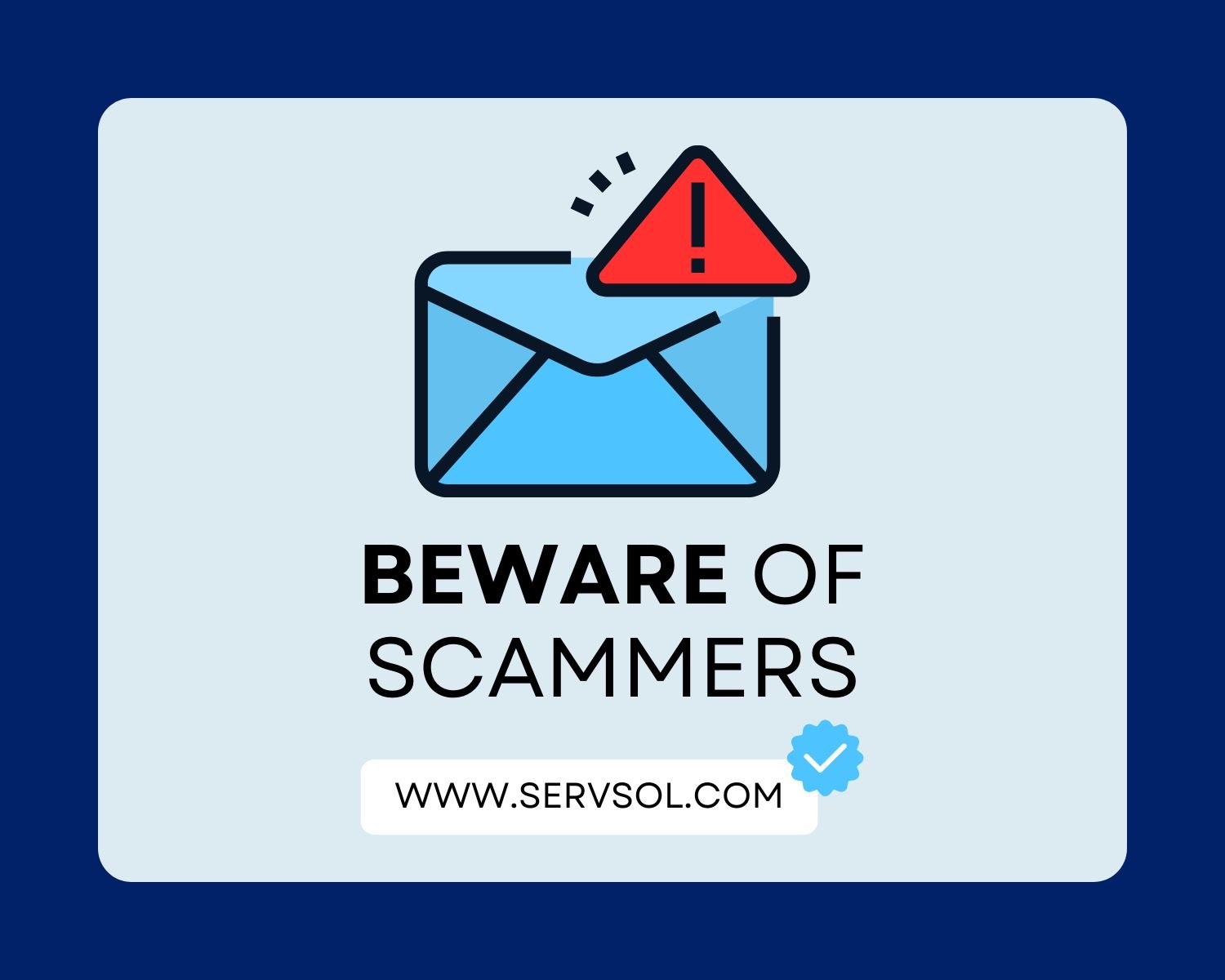 BEWARE! Scammers Posing as ServiSolutions